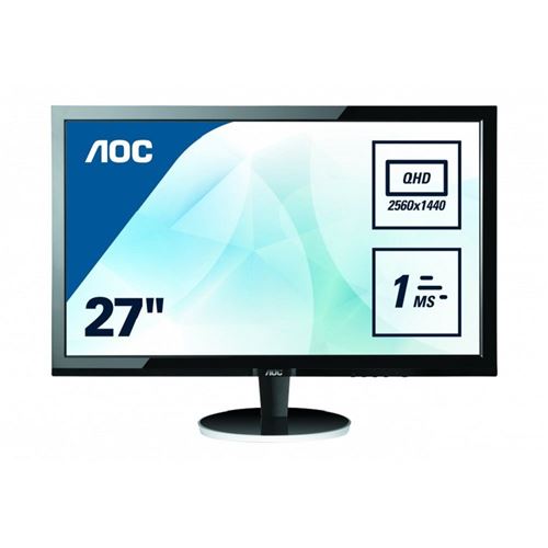 AOC Q2778VQE Ecran PC LED 27 2560 x 1440 1 ms DVI/VGA/HDMI Noir
