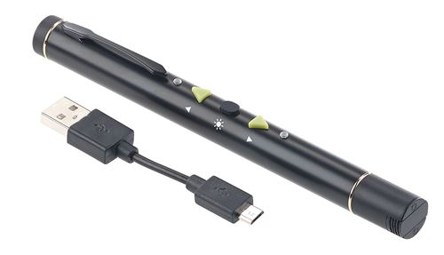 GeneralKeys : Pointeur laser vert rechargeable par USB - Accessoire TV  vidéo - Achat & prix