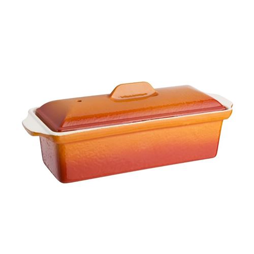 Terrine à pâté orange vogue 1,7l