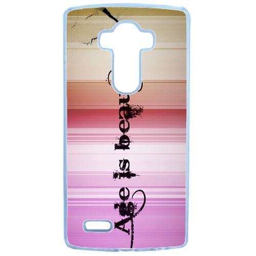 Coque L'age Est La Beauté Art Graphique Compatible Lg G4 Transparent