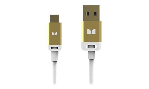 Monster câble usb haute performance 1 m blanc et or dam133008
