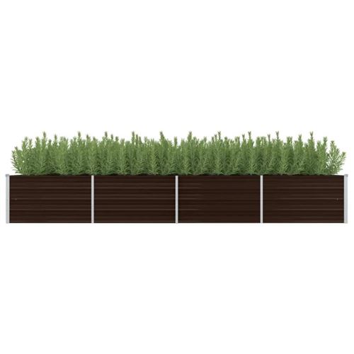 Vidaxl Marron Lit De Jardin - 320X80x45 Cm - Image 3
