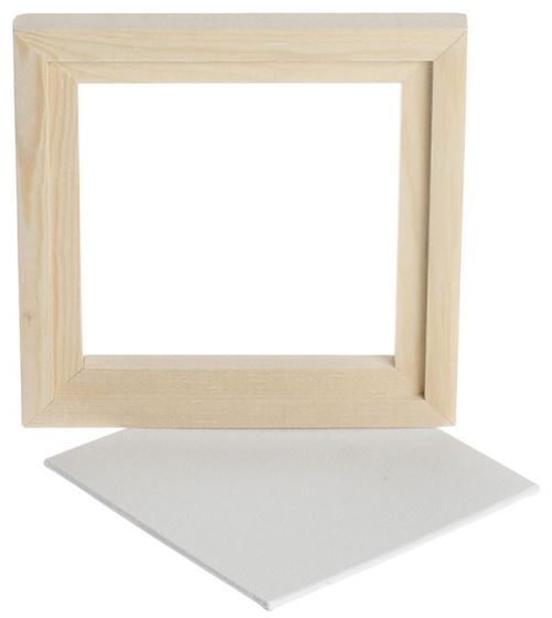 Creotime panneau en toile avec cadre 15,2 x 25,2 x 1,5 cm