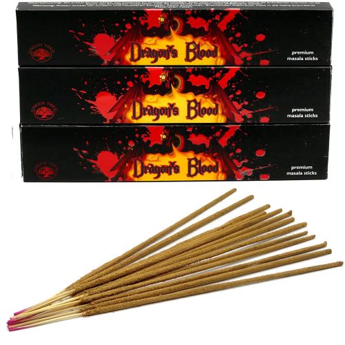 Encens Green Tree – Dragon's Blood – lot de 3 boites
