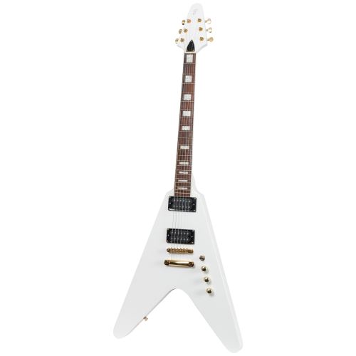 Fazley FFV618WH guitare électrique blanche