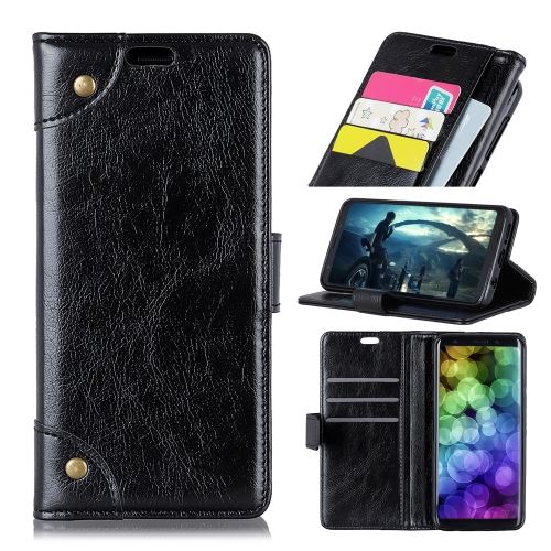 Huawei P20 Housse Etui Cuir Pu Texture Nappa Noir Als89752
