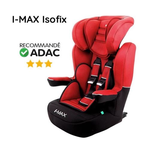 NANIA Siege auto I Max luxe isofix Groupe 1-2-3 - Rouge