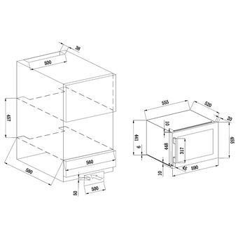 Cave de service 24 Btls Froid Froid brassé AVINTAGE 59cm, 4954017