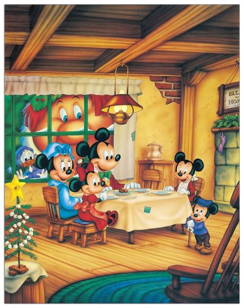 DISNEY - Mickey Christmas Carol (Panneaux MDF 31x40 cm)