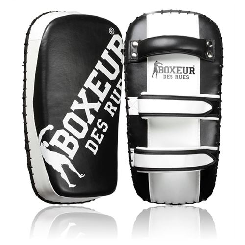 BOXEUR DES RUES Bouclier de frappe Cuir Noir