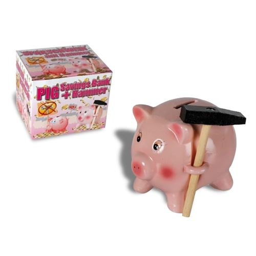 Totalcadeau Multi Tirelire Cochon Céramique Avec Marteau