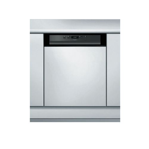 Whirlpool WBC3C26B - Lave-vaisselle - intégrable - Niche - largeur : 60 cm - profondeur : 57 cm - hauteur : 82 cm - noir