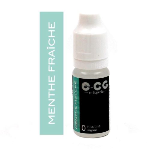 E-liquide E-CG - Menthe Fraîche 0 mg/ml