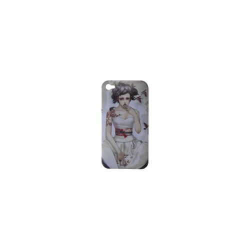 Coque Manga jeune fille kiss iPhone 4/4S