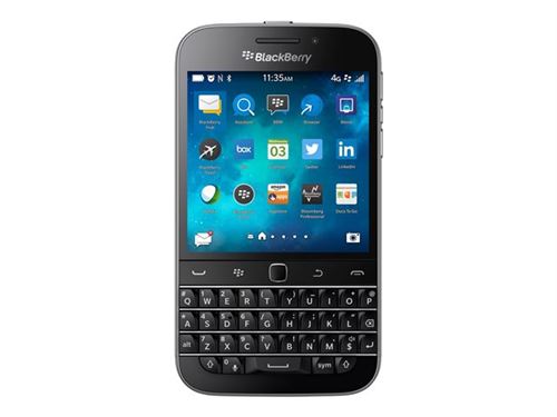 BlackBerry Classic - 4G smartphone BlackBerry - RAM 2 Go / Mémoire interne 16 Go - microSD slot - Écran LCD - 3.5 - 720 x 720 pixels - rear camera 8 MP - front camera 2 MP - noir