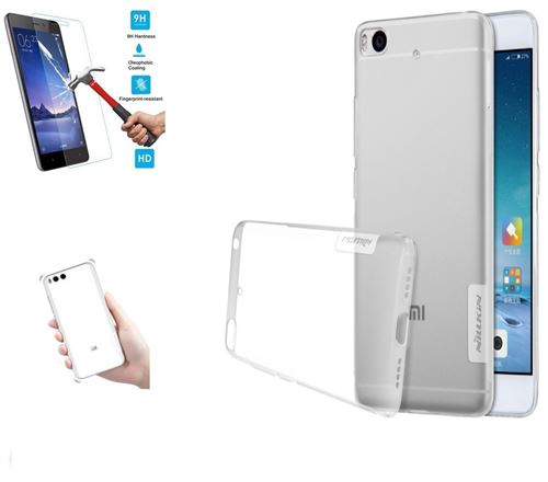 Xiaomi Redmi 6A Transparent Avec Film Verre Trempé Coque Housse Etui En Silicone Gel Souple hfs-house®