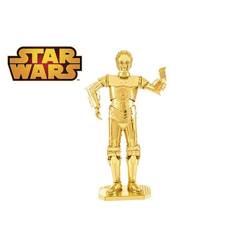 C3PO d'or, maquette Star Wars en métal