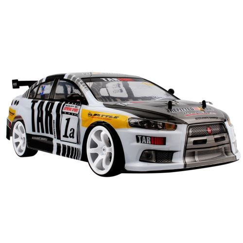 01:10 70 kmh 2.4G RC voiture 4 roues motrices Double batterie haute puissance LED phares de course de camions BT353