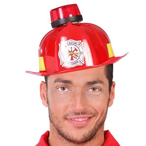 casque pompier sonore et lumineux
