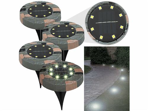 Lunartec : 4 lampes de sol solaires à LED