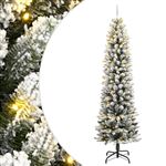 vidaXL Sapin de Noël artificiel 150 LED et neige floquée 150 cm3315769