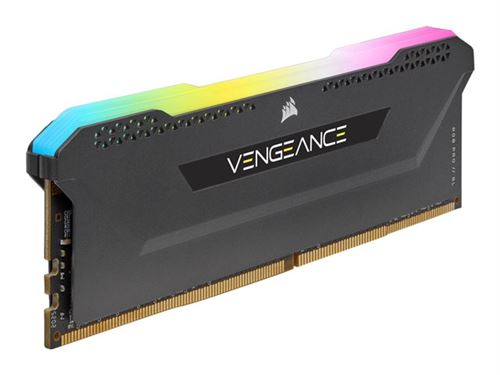 CORSAIR Vengeance RGB PRO SL - DDR4 - kit - 32 Go: 4 x 8 Go - DIMM 288 broches - 3200 MHz / PC4-25600 - CL16 - 1.35 V - mémoire sans tampon - non ECC - noir