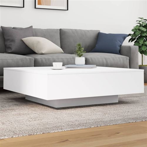 Vidaxl Blanc Table Basse Led - Image 3