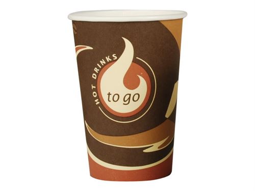 PAPSTAR To Go - Tasse - Taille 8 cm - hauteur 11.6 cm - 0.3 L - jetable (pack de 50)