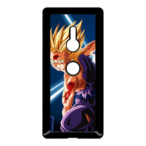 Coque My-Kase pour Xperia XZ3 - dragon ball z gohan kamehameha - Plastique Noir