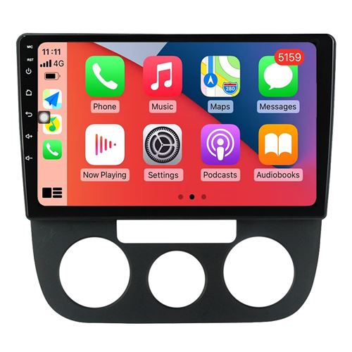 Autoradio Multimédia RoverOne CarPlay Android Auto DSP GPS pour VW Volkswagen Jetta 5 2005 - 2010