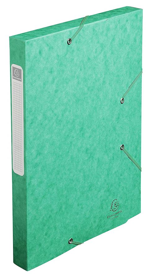 Exacompta 18517h Boites de Classement Cartobox Nature Future En Carte Lustrée Dos de 25mm Orange Lot de 25