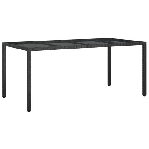 Vidaxl Noir Table De Jardin Polyrotin - Image 3