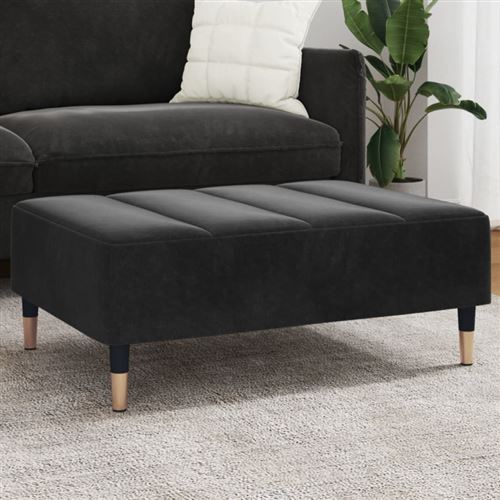 Vidaxl Noir Repose-Pied - 77X55x31 Cm - Image 3