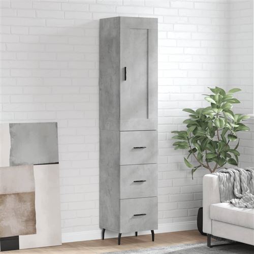 Vidaxl Gris Buffet Haut - Béton - Image 3