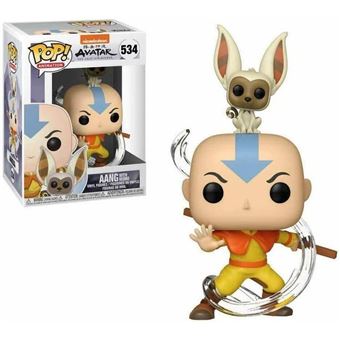 Figurine Funko Pop&buddy - Avatar - Aang W/ Momo - 1