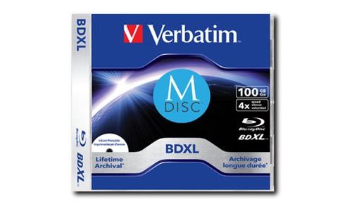 Verbatim M-Disc - BD-R XL - 100 Go 4x - surface imprimable par jet d'encre - boîtier CD