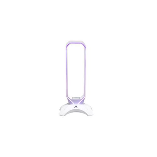 Support Pour Casque/Micro-Casque - The G-Lab - K-Stand Rado - Rgb Usb - Blanc