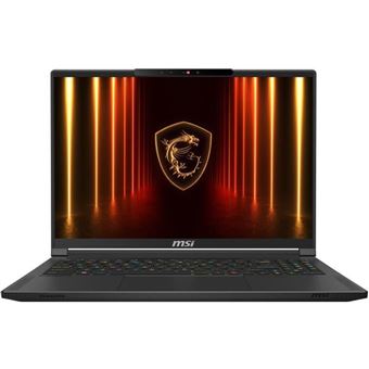 MSI Stealth A16 AI+ A3XWIG-033FR - Copilot+ PC - AMD Ryzen AI 9 - HX 370 / jusqu'à 5.1 GHz - Win 11 Pro - GeForce RTX 5080 - 32 Go RAM - 2 To SSD NVMe - 16" OLED 2560 x 1600 (QHD+) @ 240 Hz - 2.5 Gigabit Ethernet - Wi-Fi 7, Bluetooth - noir profond - cla - 1