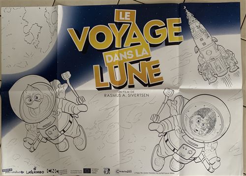 Le Voyage dans la Lune - 2019 - Rasmus A. Sivertsen - 80x120cm - Affiche de cinéma originale pliée