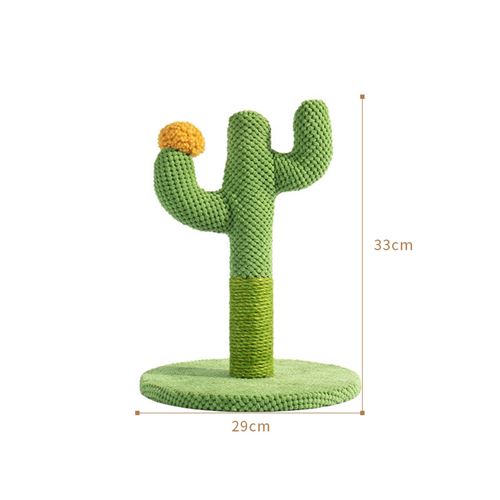 Arbre à Chat Griffoir Cactus 33 x 29cm (H x Ø) FONGWAN pour Petit et Geant Chats en Sisal, Petit