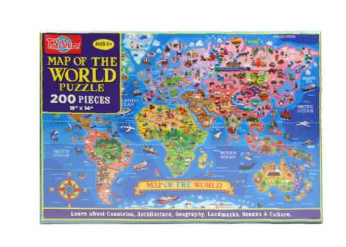 Puzzles Carte du monde puzzle adulte jouets éducatifs FONGWAN pour
