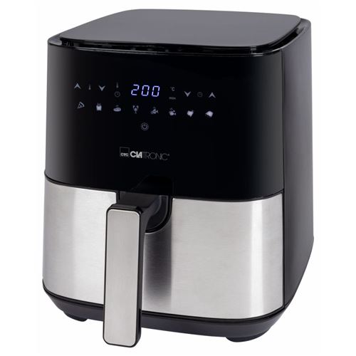 Clatronic Noir Fr 3782 H Unique 5 L Autonome 1450 W Friteuse D'air Chaud Acier Inoxydable - Neuf - Image 3