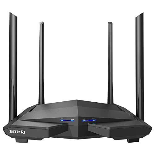 Routeur Tenda AC10UV20 Ethernet Wi-Fi 1167Mbit/s Double Bande WPS DHCP Noir