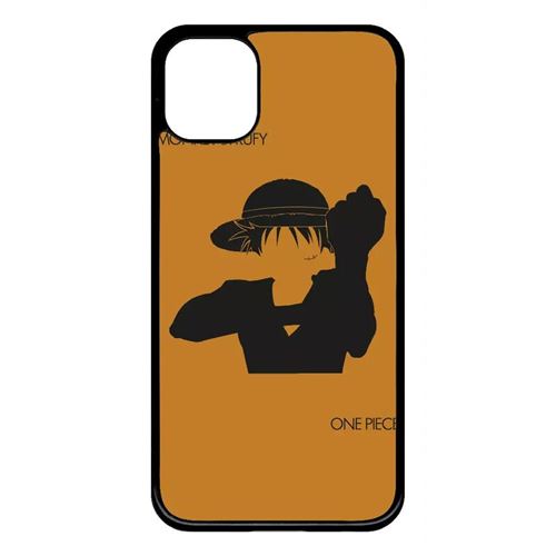 Coque My-Kase pour iPhone 11 - one piece monkey d rufy - Plastique Noir