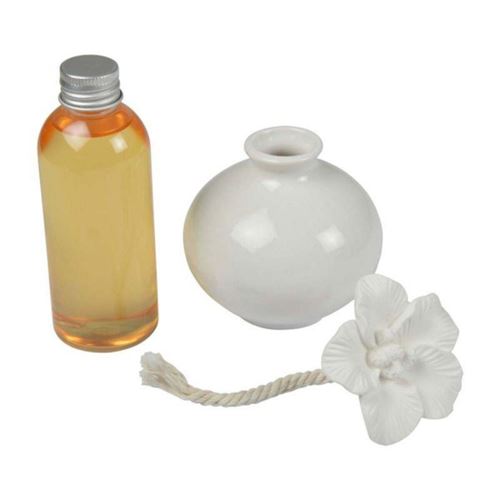 Paris Prix Blanc/Jaune Coffret Senteur Essentiel 100Ml Vanille - Image 3