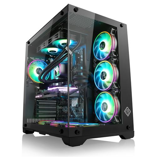 PC Gaming CSL M10470H Intel Core i7-14700F 8x 2100 MHz GeForce RTX 4060 Ti 32 Go de RAM M.2 SSD 2000 Go Windows 11