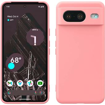 Coque Silicone Rose Pour Google Pixel 8 Little Boutik© - 1