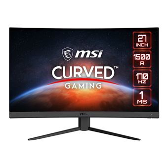 Ecran LED PC gaming Msi Optix G27CQ4 E2 27" WQHD Noir - 1