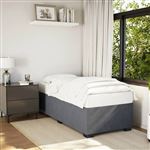 vidaXL Cadre de lit sans matelas gris foncé 80x200 cm velours 3284596