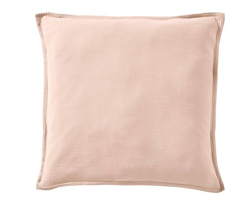 Housse de couette Blanc des Vosges Housse de couette gaze de coton Cosy-140  x 200 cm-Rose Thé